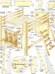 chests bed plans